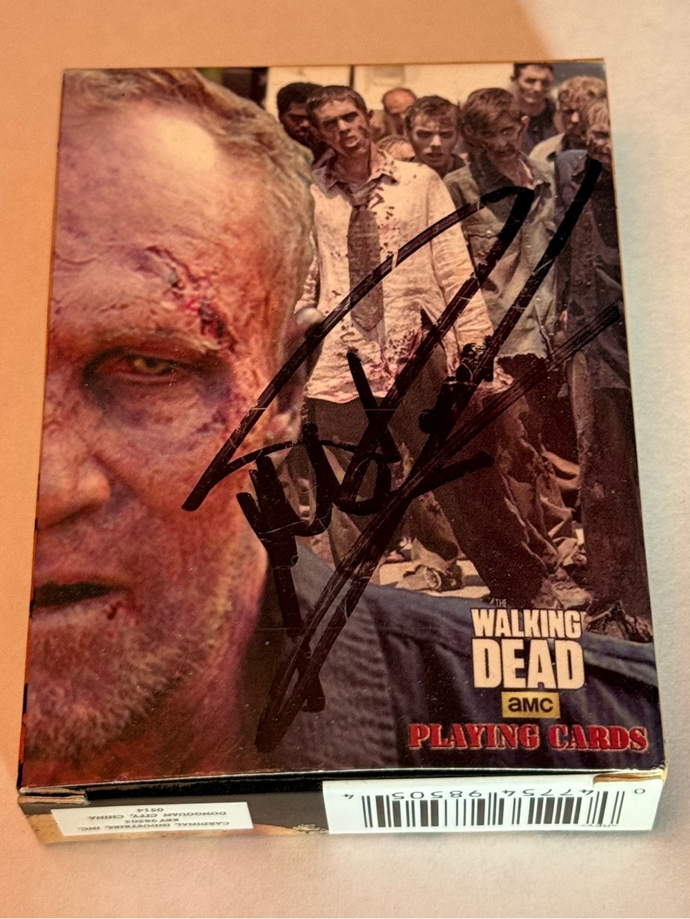 Michael Rooker Signed The Walking Dead Playing Cards
